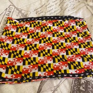 Maryland flag / crab woman scarfs/wrap